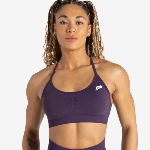 Pursue Fitness Tops - Pursue Fitness Scrunch Seamless Adjustable Sports Bra